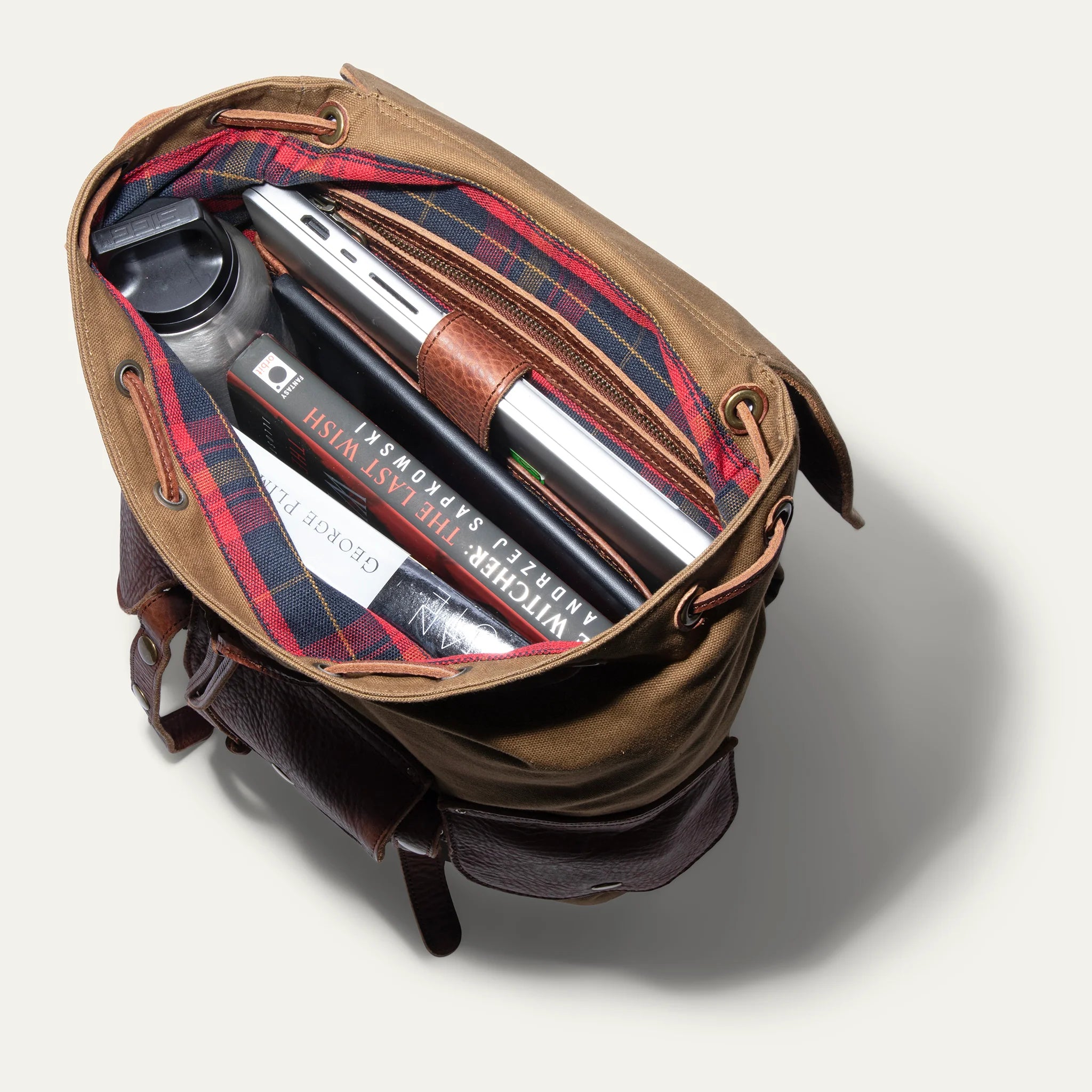 Lennon Canvas & Leather Backpack