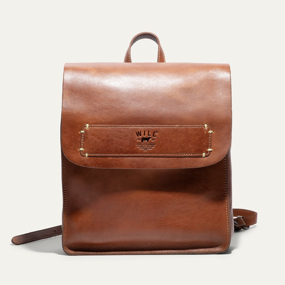 Simple Leather Backpack